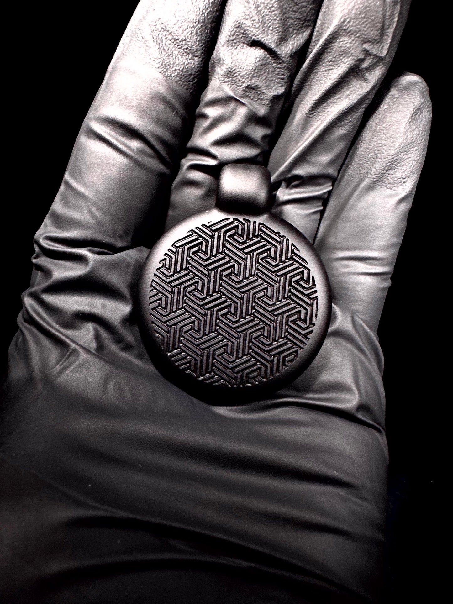 GlassMaze Double-Sided Pendant