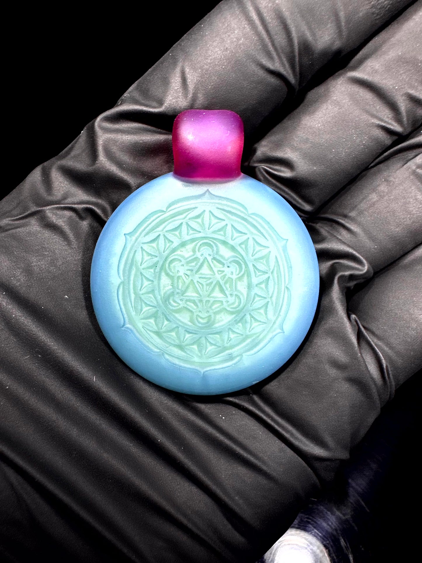 GlassMaze Double-Sided Pendant