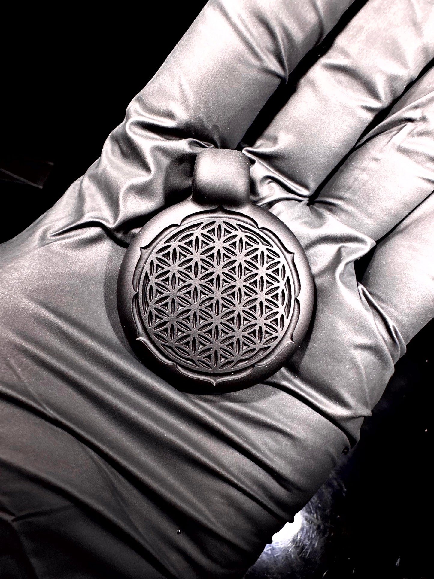 GlassMaze Double-Sided Pendant