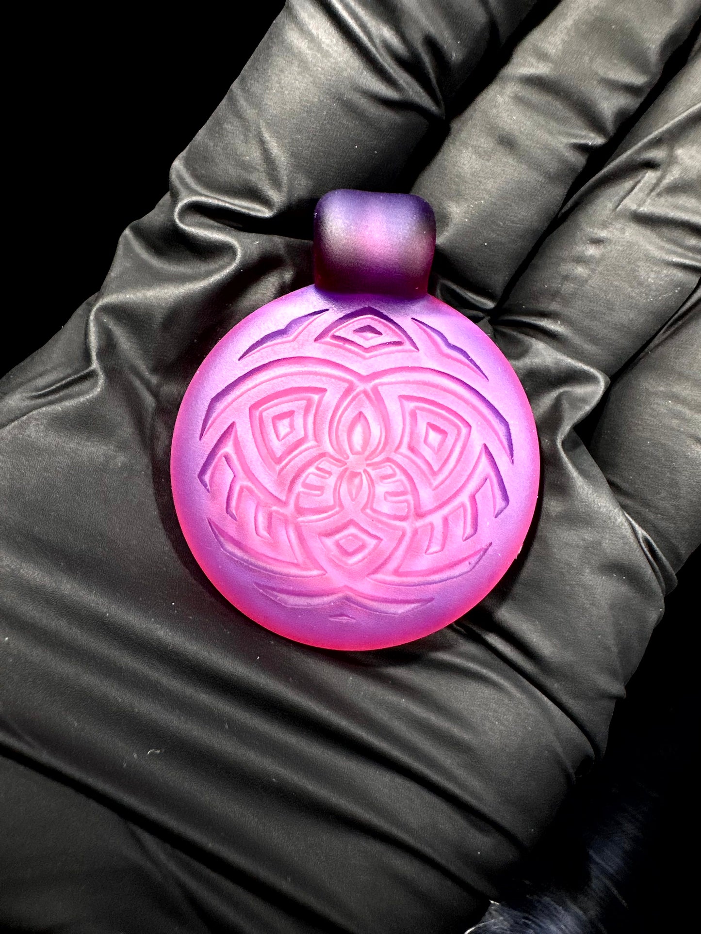 GlassMaze Double-Sided Pendant