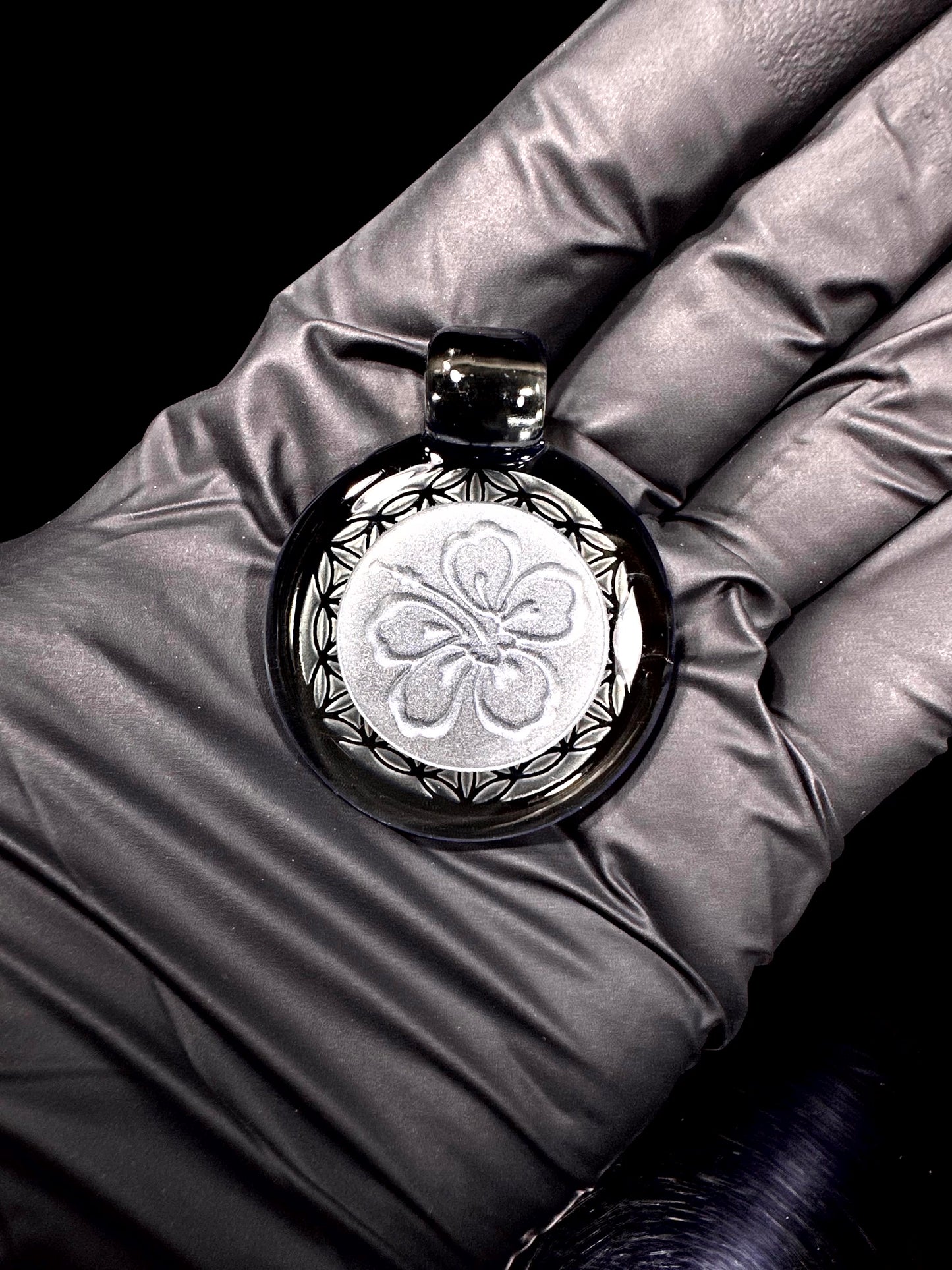 GlassMaze Double-Sided Pendant