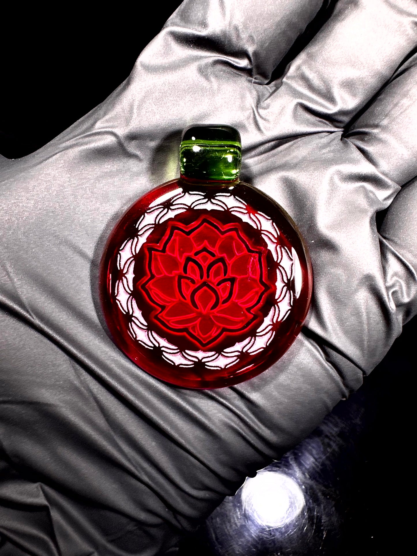 GlassMaze Double-Sided Pendant